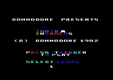 Tooth Invaders Download Tooth Invaders Commodore 64 My Abandonware