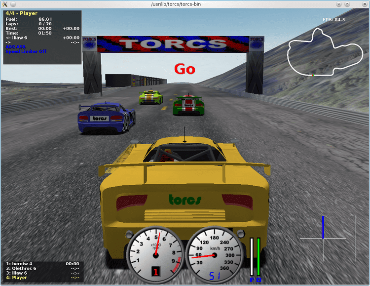 TORCS TuxArena Blog TORCS Review The Open Racing Car Simulator for Linux