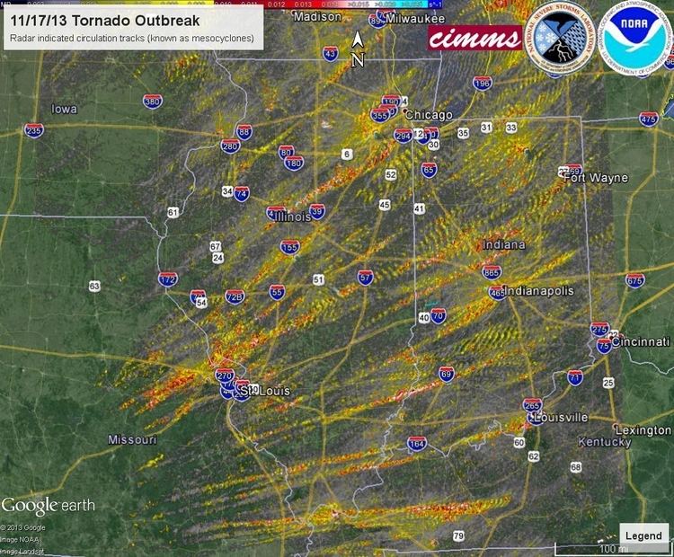 Tornado outbreak of November 17, 2013 Historic Tornado Outbreak of November 17 2013