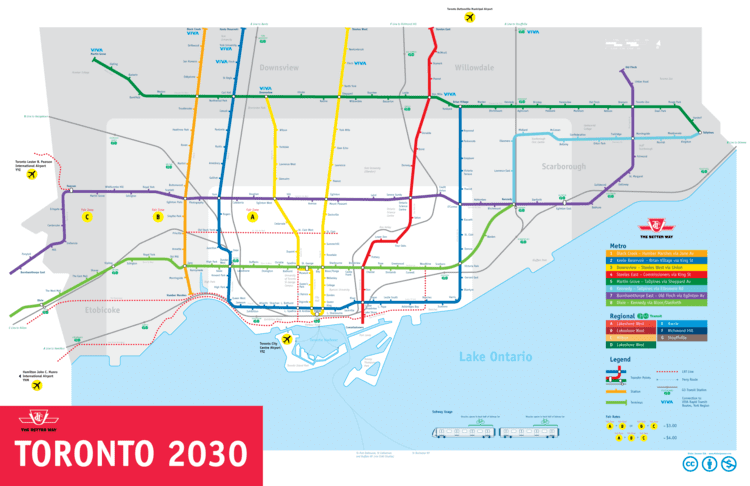Toronto subway One TTC Map to Rule Them All