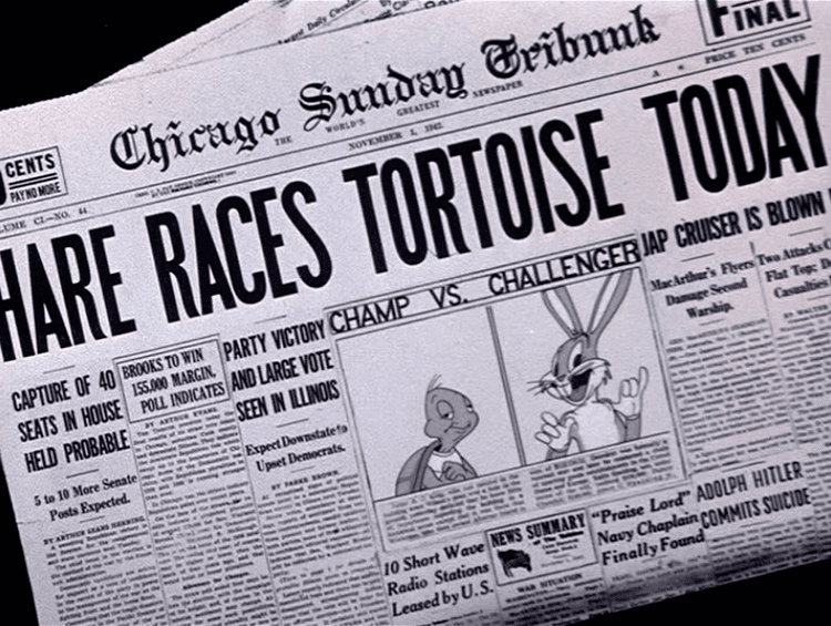 Likely Looney Mostly Merrie 395 Tortoise Wins By a Hare 1943