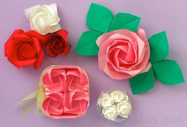 Toshikazu Kawasaki Origami Roses by Toshikazu Kawasaki Origami Artis Bellus