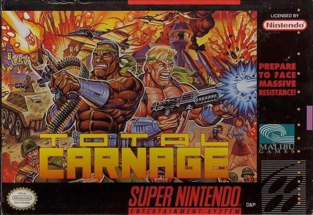 Total Carnage Total Carnage Box Shot for Super Nintendo GameFAQs
