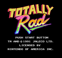 Totally Rad Totally Rad USA ROM lt NES ROMs Emuparadise