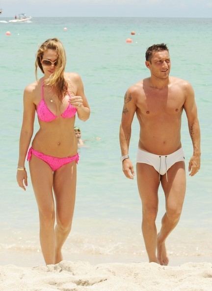 Toti (footballer) Italian footballer Francesco Totti and wife Ilary Blasi