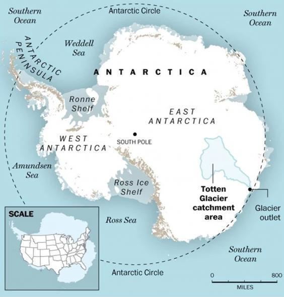 Totten Glacier Antarctica39s Totten Glacier has become 39dangerously unstable39 The