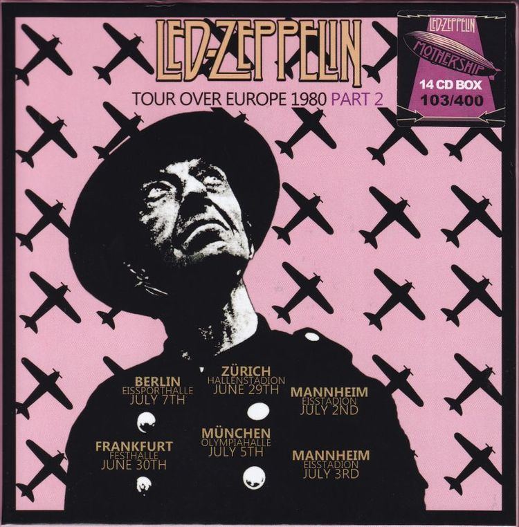 Tour Over Europe 1980 Led Zeppelin Tour Over Europe 1980 Part 2 14CD Box Sets GiGinJapan