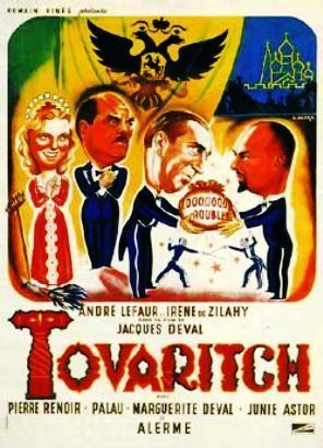 Tovaritch (film) wwwcinemafrancaisfrimagesaffichesaffichesd