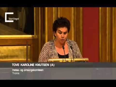 Tove Karoline Knutsen Tove Karoline Knutsen i trontaledebatten YouTube