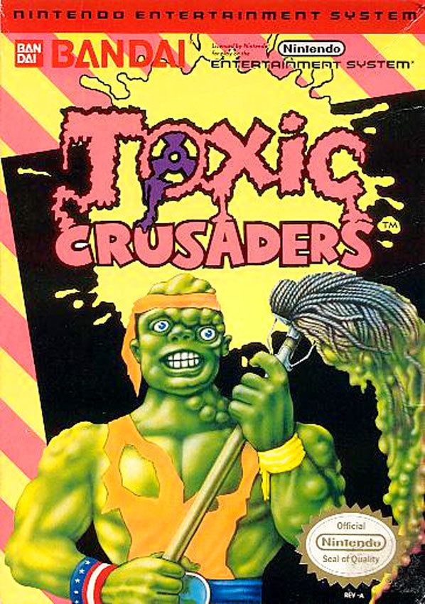 Toxic Crusaders (video game) Game review Bandai Toxic Crusaders for Nintendo NES gameReview