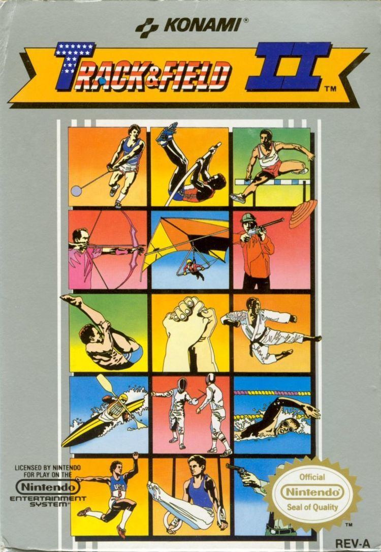 Track & Field II Track Field II for NES 1988 MobyGames