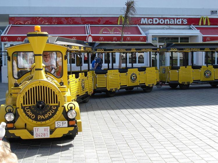 Trackless train