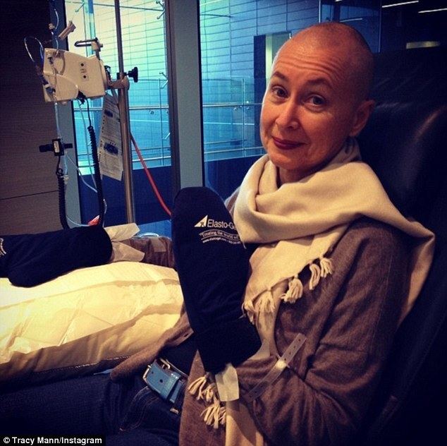 Tracy Mann Wonderlands Tracy Mann undergoing chemotherapy following breast