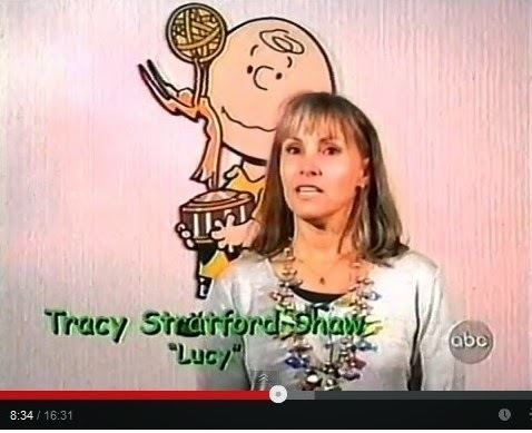 Tracy Stratford Noblemania Peanuts interview Tracy Shaw Lucy in Christmas