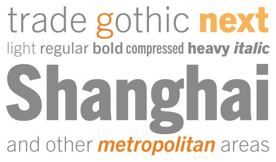 Trade Gothic Trade Gothic Next Font News