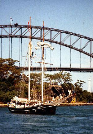 Tradewind (schooner) httpsuploadwikimediaorgwikipediacommonsthu