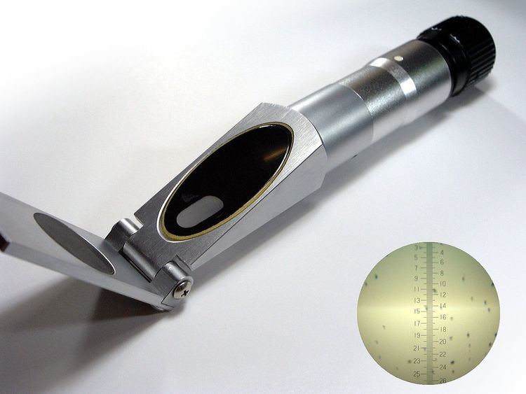 Traditional handheld refractometer