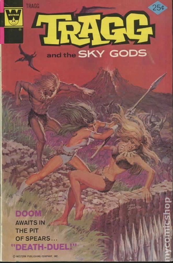 Tragg and the Sky Gods Tragg and the Sky Gods 1975 Whitman comic books
