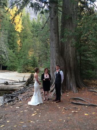 Trail of the Cedars Wedding Ceremony at Trail of the Cedars Picture of Trail of the