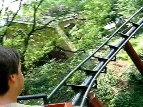 Trailblazer (roller coaster) Trailblazer Roller Coaster Hershey Park YouTube