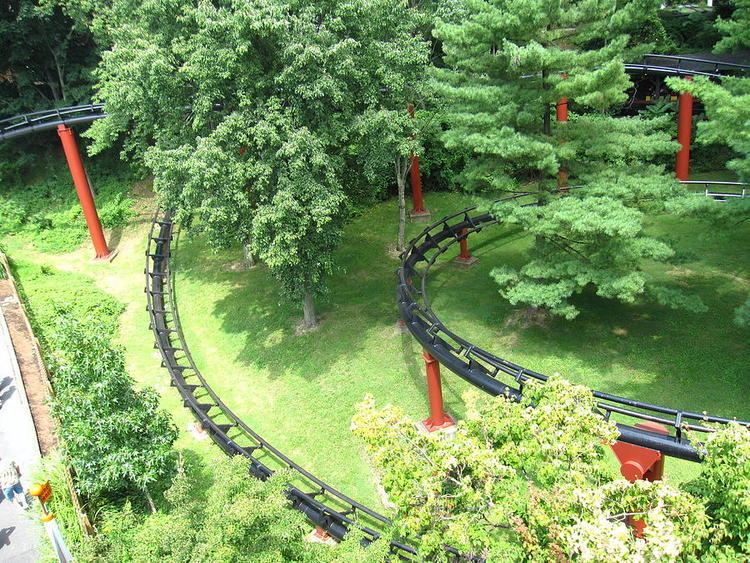 Trailblazer (roller coaster) Hershey Park Trailblazer Roller Coaster 12121 Photograph by DC
