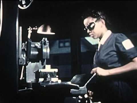 Eleanor Roosevelt Training Women For War Production 1942 YouTube