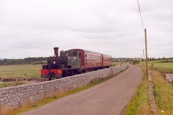 Tralee and Dingle Light Railway 5T approaching Blennerville Tralee and Dingle Light Railway