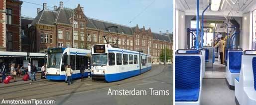 Trams in Amsterdam Amsterdam Trams Travel by Public Transport GVB Tram Lines
