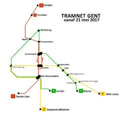 Trams in Ghent httpsuploadwikimediaorgwikipediacommonsthu
