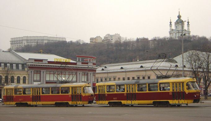 Trams in Kiev