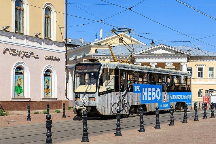 Trams in Nizhny Novgorod (formerly Gorky)