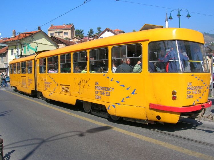 Trams in Sarajevo FileSarajevo tram 1jpg Wikimedia Commons