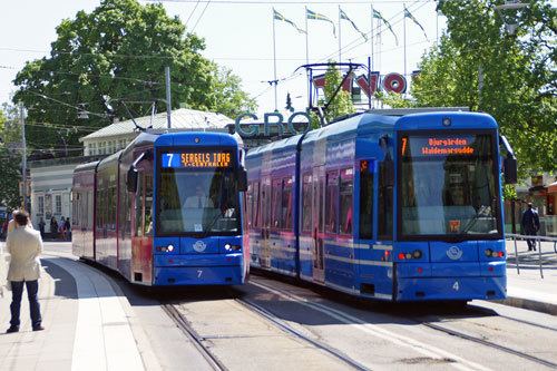 Trams in Stockholm Stockholm Trams Metros wwwsimplonpccouk