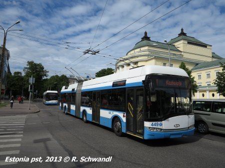 Trams in Tallinn Robert Schwandls Urban Rail Blog TALLINN Tram Trolleybus