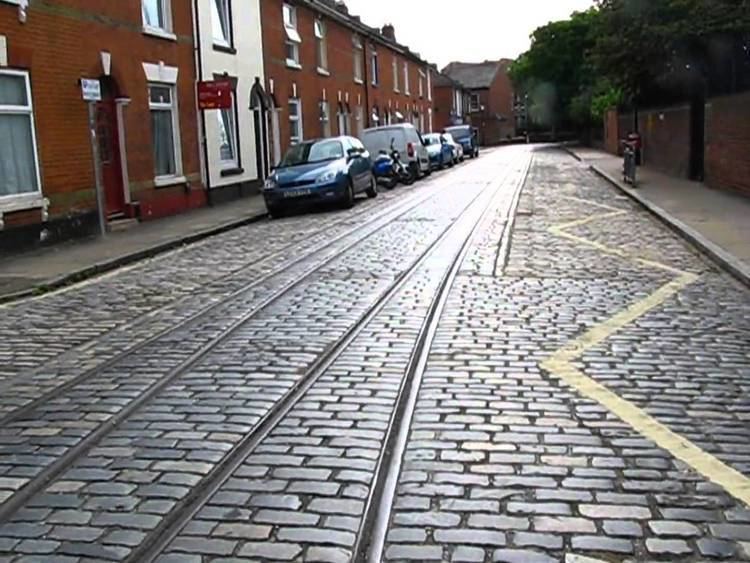Tramway track Original 1880s Street with Tram tracks in Portsmouth YouTube