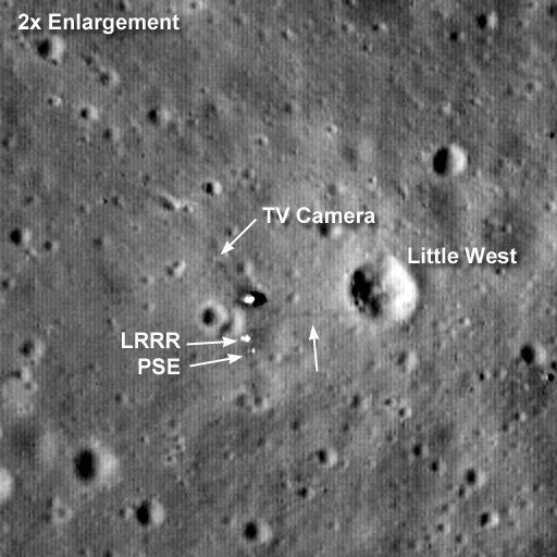 Tranquility Base FAO Moon Hoax believers Look A new LRO image of Tranquility Base