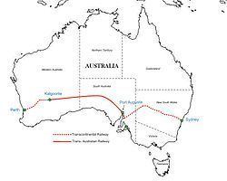 Trans-Australian Railway TransAustralian Railway Wikipedia