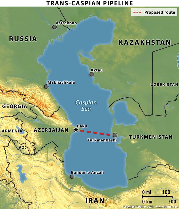 Trans-Caspian Gas Pipeline TransCaspian Pipeline Stratfor