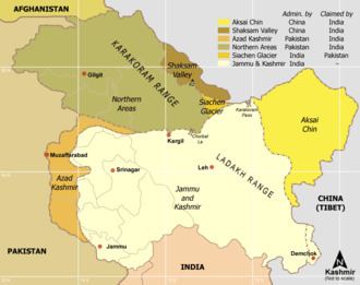 Trans-Karakoram Tract Map of TransKarakoram Tract The Full Wiki