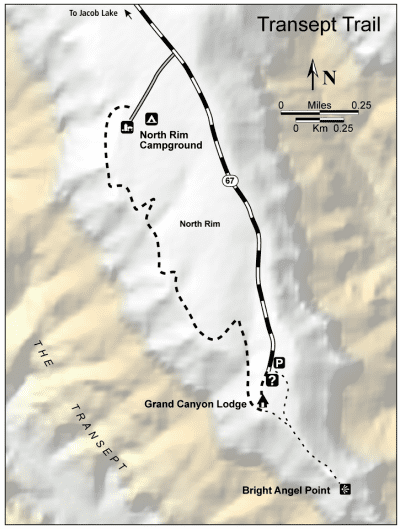 Transept Trail Transept Trail Grand Canyon Guide