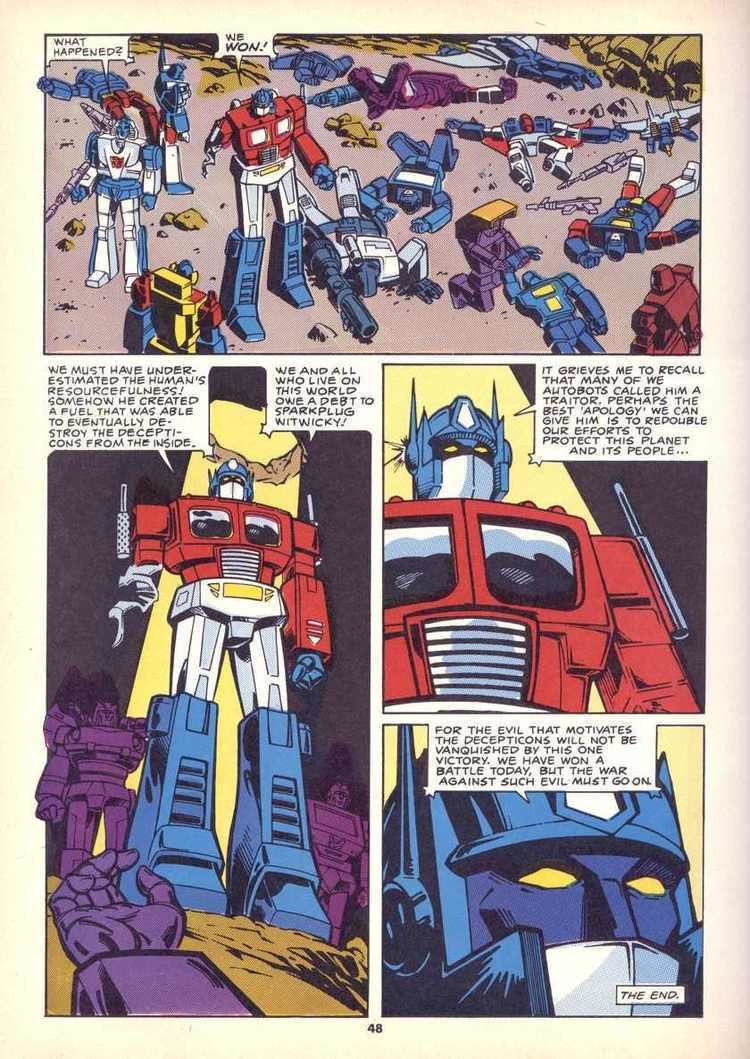 Transformers (comics) TFArchive Transformers Comics Marvel Comics Guide