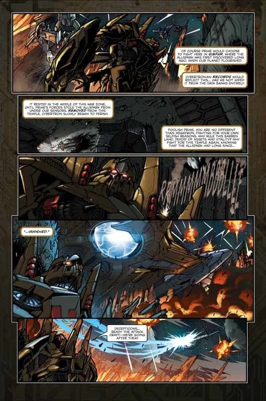 Transformers: The Reign of Starscream Reign of Starscream Issue 1 5page Preview Available Now