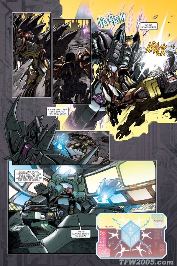 Transformers: The Reign of Starscream Movie Reign of Starscream 4 Transformers Comics TFW2005