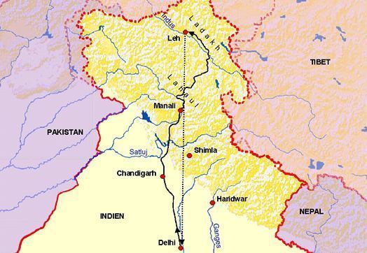 Transhimalaya Himalpin Karten Trans Himalaya