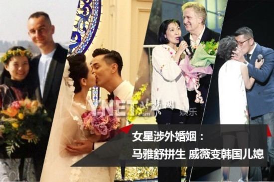 Transnational marriage Chinese Stars in Transnational Marriage Friendship Love