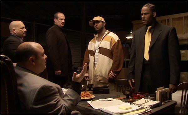Trapped in the Closet Chapters 13â€“22 movie scenes Outrageous Farce From R Kelly He s In on the Joke Right Jive IFC A scene from Trapped in the Closet Chapters 13 22 