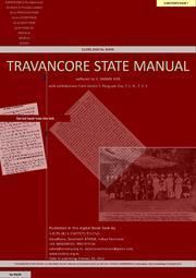 Travancore State Manual httpsarchiveorgservicesimgTRAVANCORESTATEMANUAL