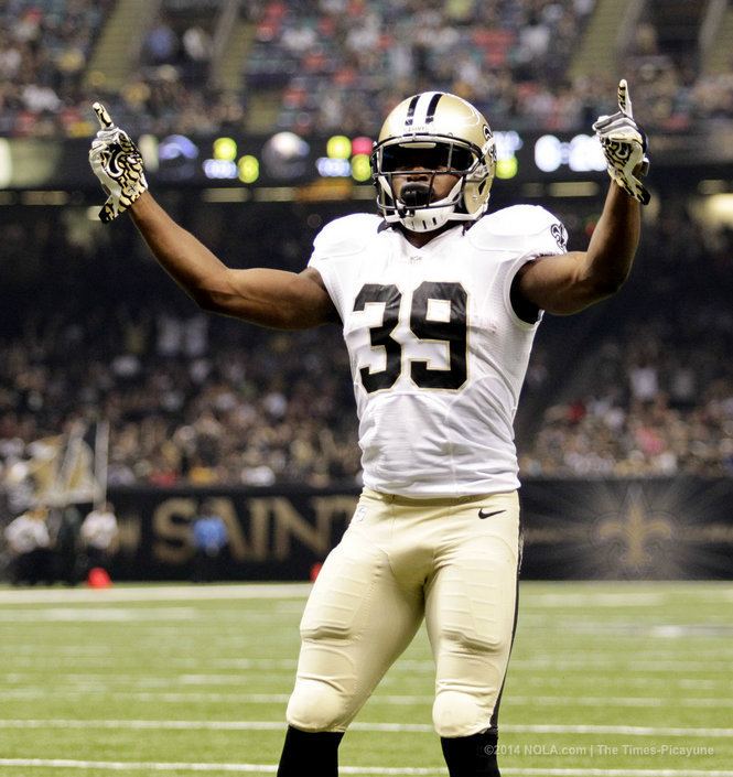 Travaris Cadet Travaris Cadet TD Saints vs Ravens 2014 NOLAcom