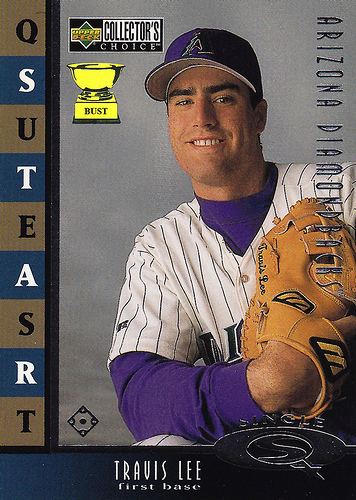 Travis Lee Baseball Card Bust Travis Lee 1999 Upper Deck Star Quest