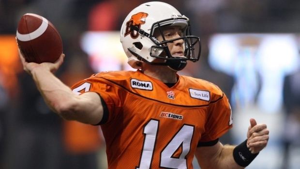 Travis Lulay BC Lions QB Travis Lulay 2 weeks away from return CBC